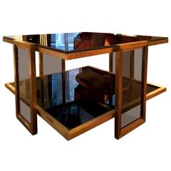 Small Smoky-Glass Coffee Table