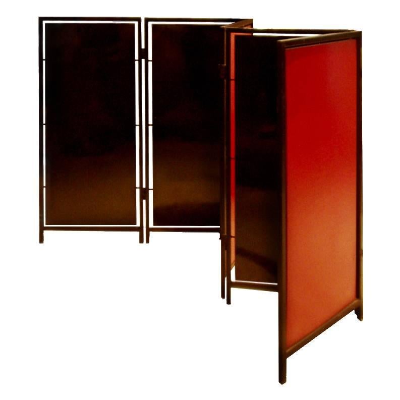 Black Lacquered Screen For Sale