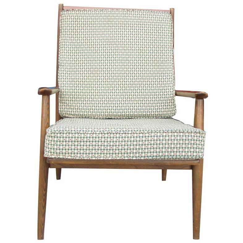 Vintage Danish Teak Lounge Chair For Sale