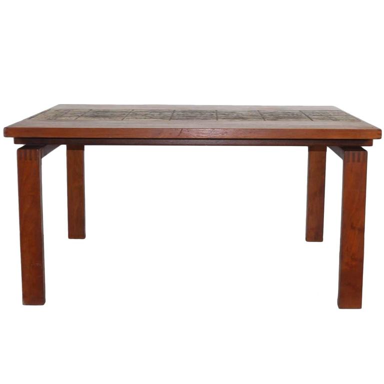 Teak Dining Table by Ox Art at 1stDibs