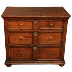 Good Charles II Late 17th Century Oak Chest of Drawers