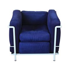 Antique LC2 Lounge Chair by Le Corbusier, et Al Cassina 1970s
