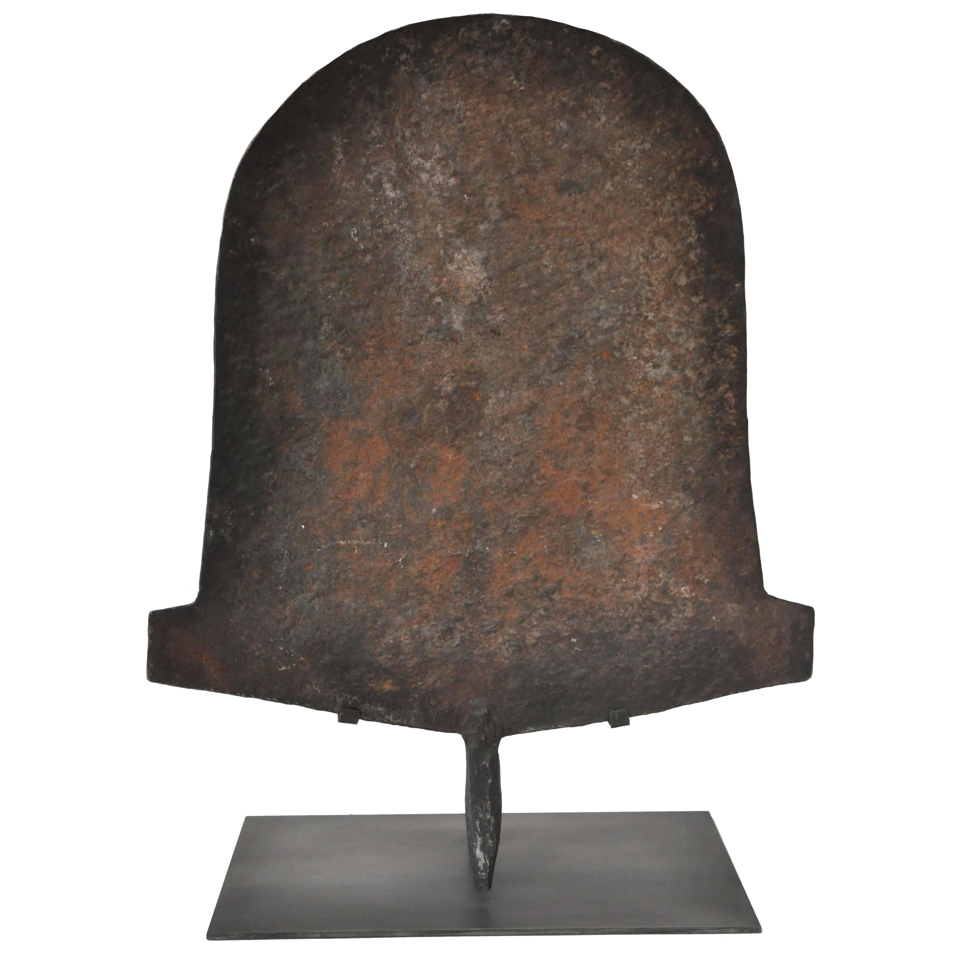  Early 19th Century Nigerian Iron Shield/Currency For Sale