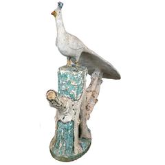 Statue of a Large Peacock 1