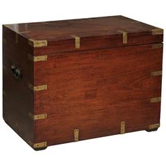 Large 19th Century Export Camphor Wood Trunk
