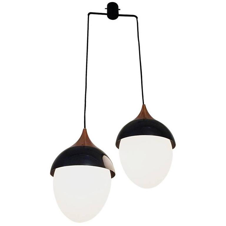 Ceiling Lamp, Design Stilnovo, 1950 For Sale at 1stdibs