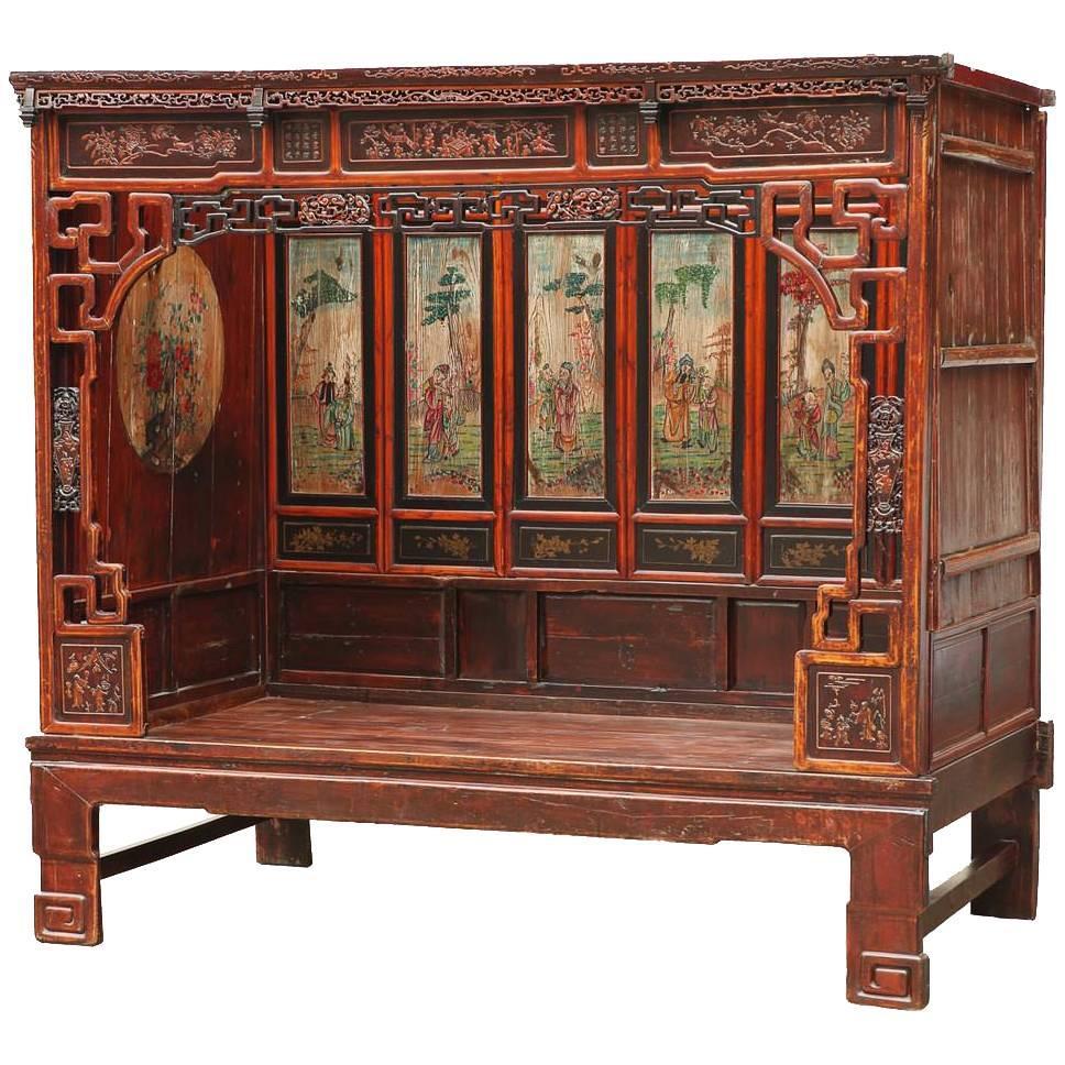 Ancient Canopy Bed, China at 1stdibs