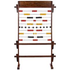 Antique Oversized School Abacus from Former Czechoslovakia, circa 1900