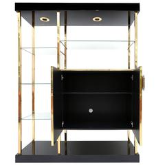Black and Brass Etagere