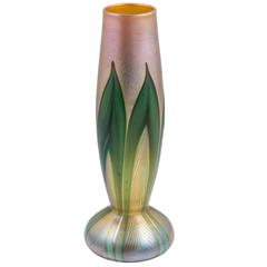 Vase Louis Comfort Tiffany New York Um 1919 Favrille Glass