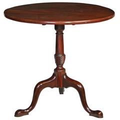 George III Mahogany Tripod Table
