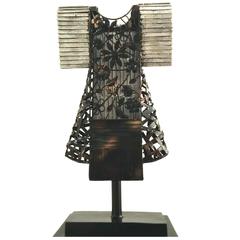 Contemporary Metal Object of a Kimono, Japan