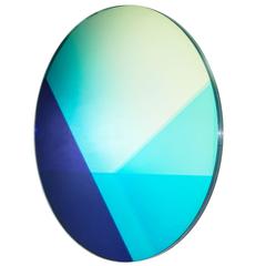 Seeing Glass Big Round Mirror, Cobalt, Medium 11