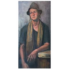 "Little Drummer Boy" by Kelly Sullivan Oil on Wood 2105 