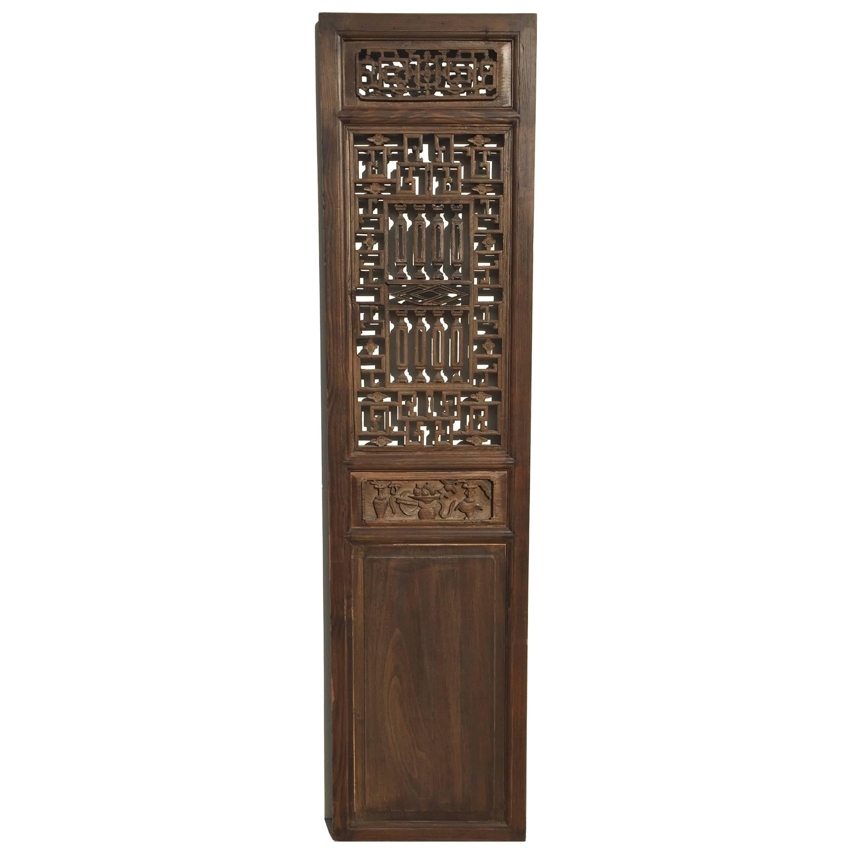 Chinese Antique Door or Screen Panel For Sale