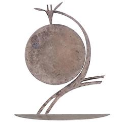 Silvered Metal Karl Hagenauer Giraffe Table Sculpture, 1930s 11