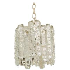 Petite Kalmar Ice Glass Pendant Light (2 Available) Petite Kalmar Ice Glass Pendant Light (2 Available)