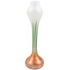 Rare Favrile glass onion form vase Louis Comfort Tiffany ca. 1899