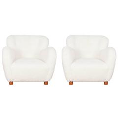 Pair of Lounge Chairs by Flemming Lassen 5