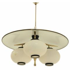 Scandinavian Three-Armed Chandelier