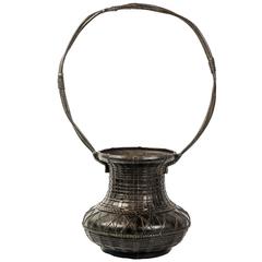 19th Century Japanese Ikebana Bronze ( Flowers Vase)