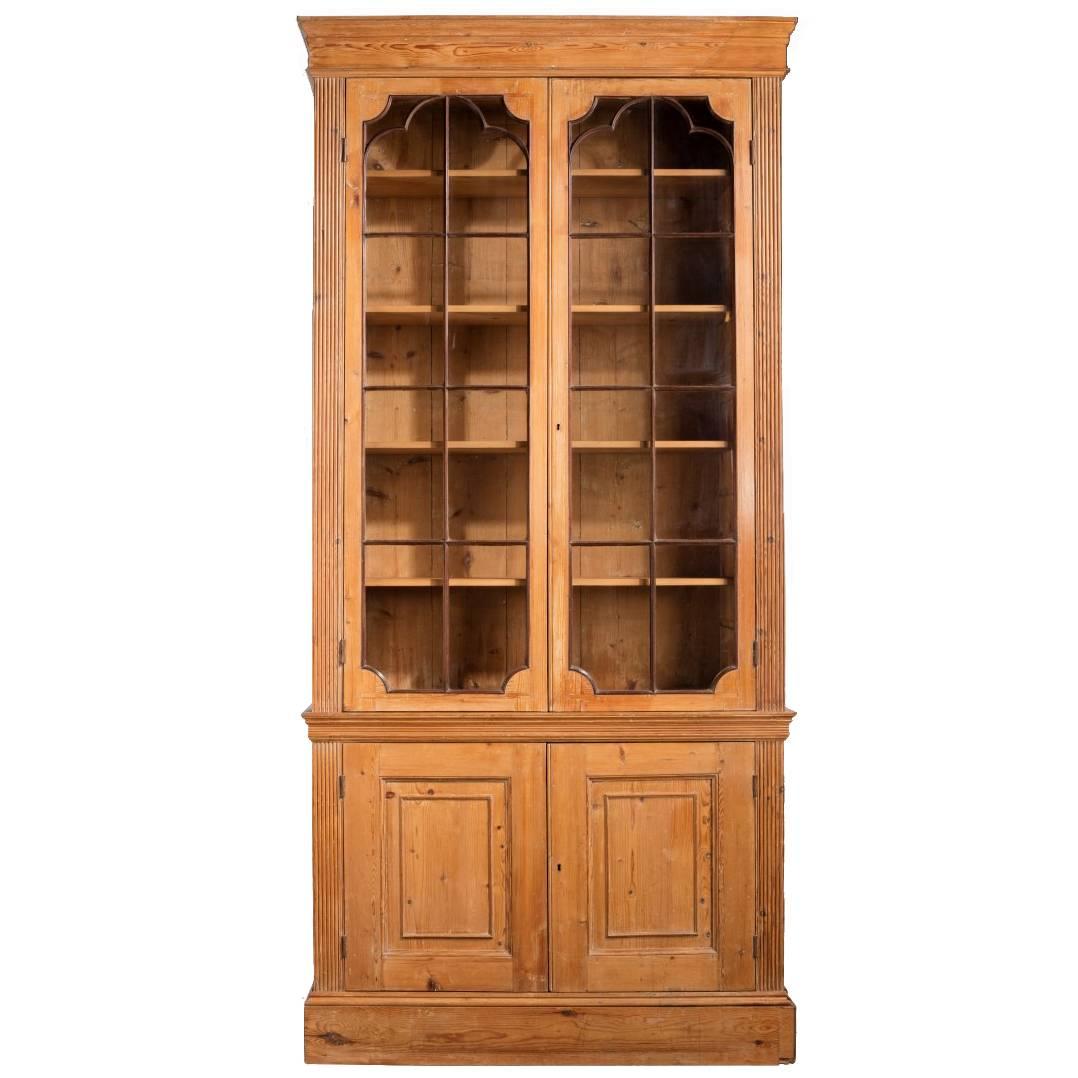 George III Period Pine Bookcase