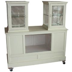 Vintage Belgian Patisserie Display Cupboard