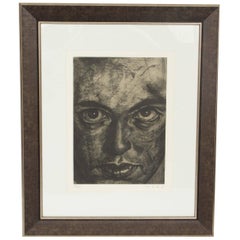 Grabado del artista cubano Jose Manuel Fors