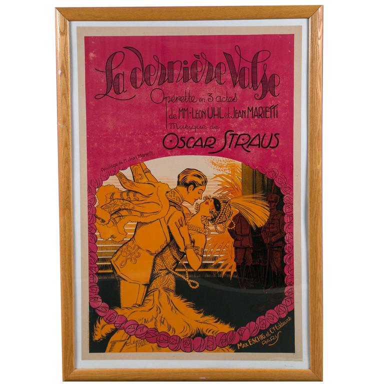 Vintage French Poster For Sale at 1stDibs