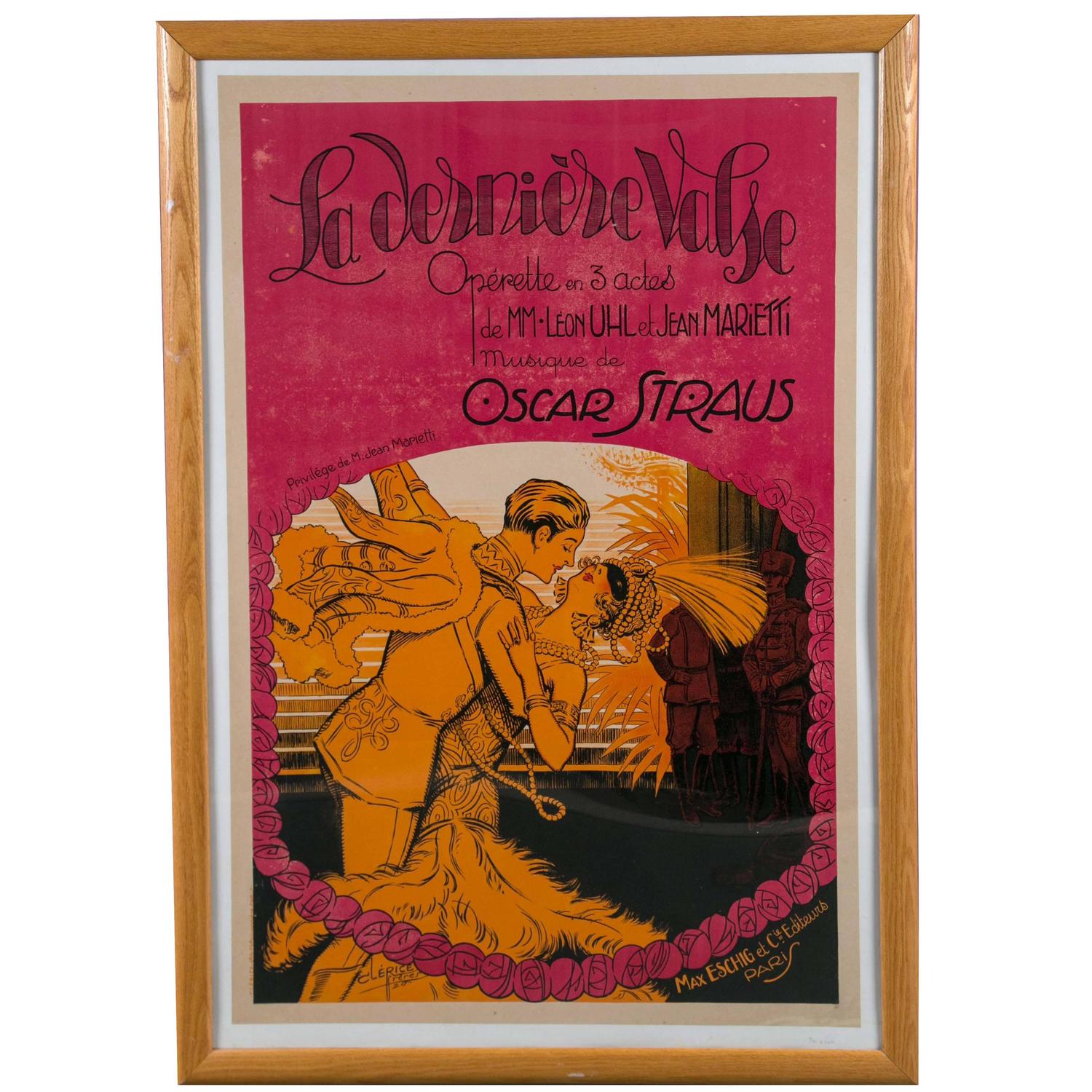 Vintage French Poster For Sale at 1stdibs