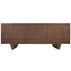 Zellij Black Walnut 3D Textured Sideboard