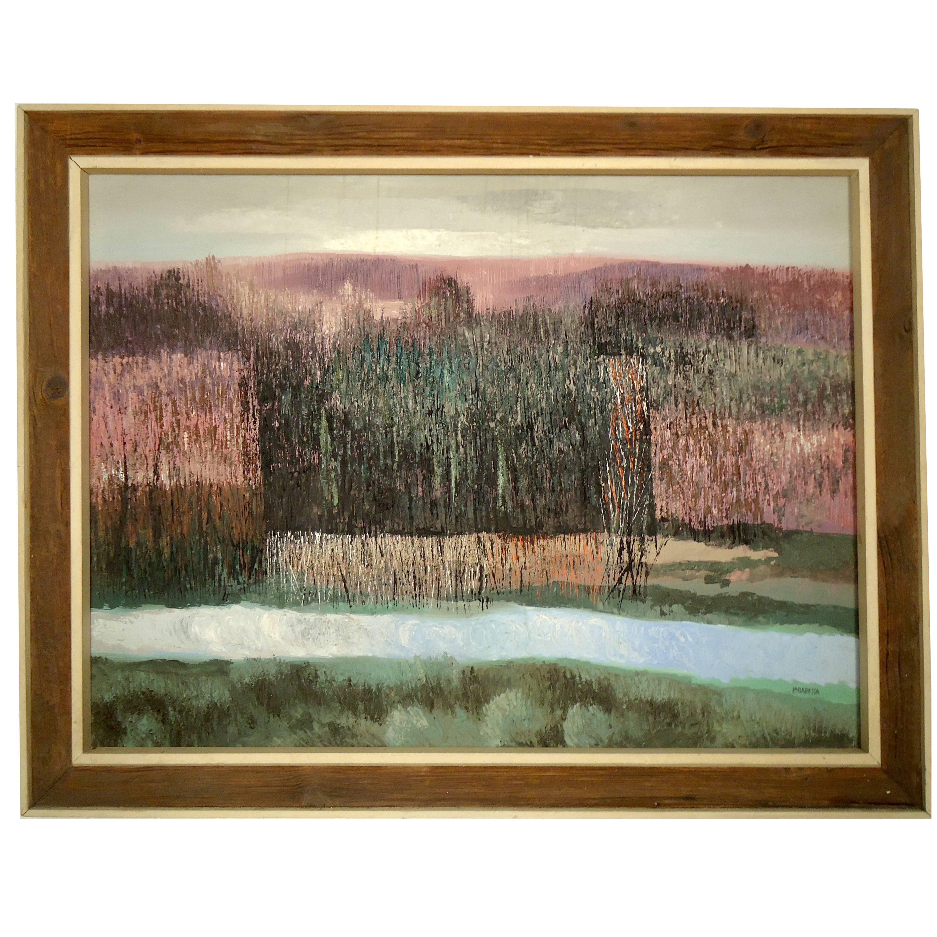 Mid-Century Painting Signed "LaBadessa"