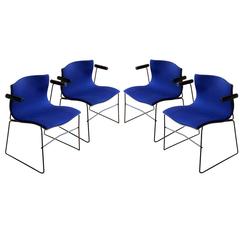 Set of Four Handkerchief Armchairs by Massimo Vignelli for Knoll