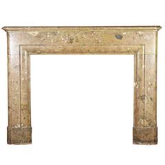 Late 19th Century Color Marble Fireplace Mantle 10