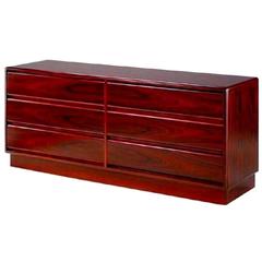 Vintage Rosewood Double Dresser by Mobican