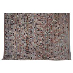 This is an example of a flat-weave rug woven by highly skilled weavers in Afghan