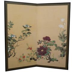 Showa Period Two-Panel Screen