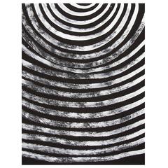 Black and white, natural ochre pigment, Australian Aboriginal Painting