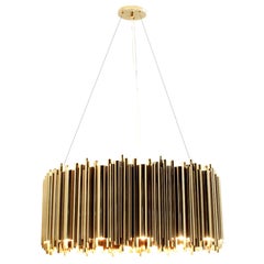 Chandelier Brass Tubes with Gold-Plated Brass Tubes