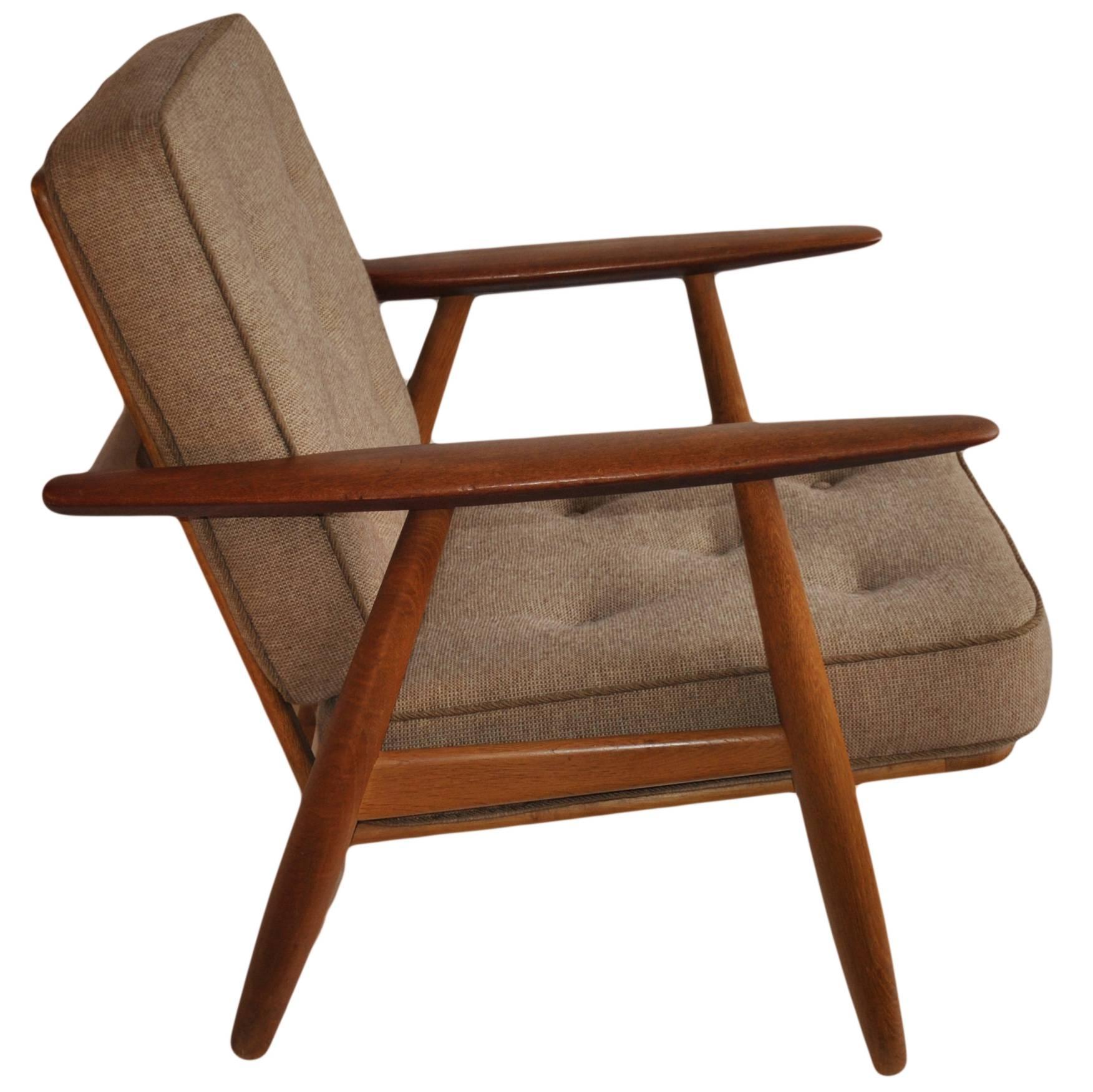 Hans J Wegner GE240 Cigar Chair, Original GETAMA Model