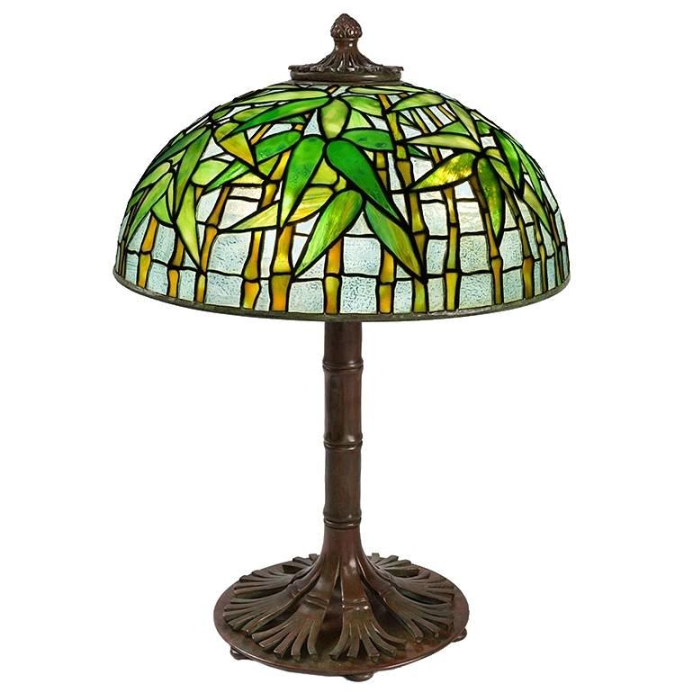 Tiffany Studios "Bamboo" Table Lamp