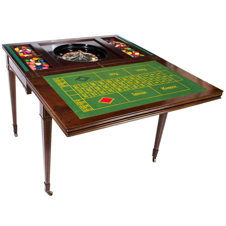 Antique Edwardian Mahogany Games Roulette Table, circa 1900 at 1stDibs ...