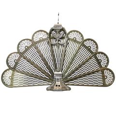 Mid-20th Century Brass Fireplace Screen Mid-20th Century Brass Fireplace Screen