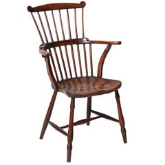 Antique 18th Century English Comb Back Windsor Armchair