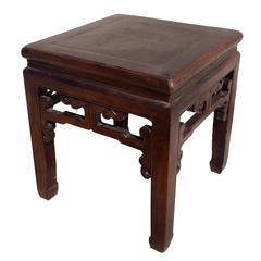 Antique Chinese Square Stool or Small Table