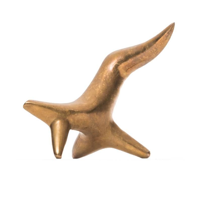 Arvid Källström Sculpture in Brass 