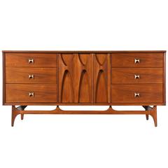 Mid-Century “Brazilia” Walnut Dresser by Broyhill