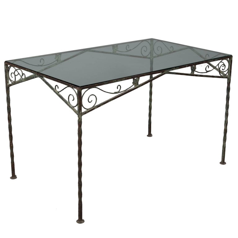 MidCentury Garden Table For Sale at 1stDibs