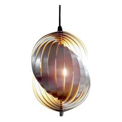 Shell Shaped Pendant Lamp Designed by Henri Mathieu