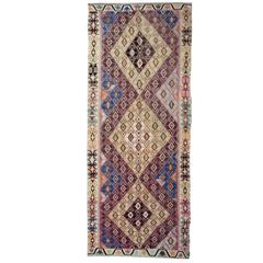 Antique Anatolian Turkish Kilim Runner 1